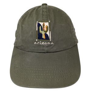 Arizona Slideback Hat Green One Size Adjustable Embroidered Sutton's Sportswear